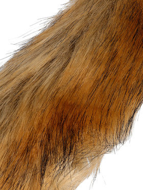 Ouch!: Fox Tail with Metal Butt Plug, brown