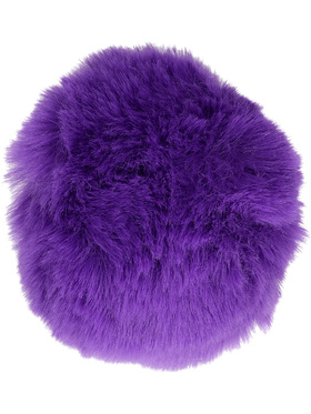 Ouch!: Bunny Tail with Metal Butt Plug, purple