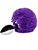 Ouch!: Bunny Tail with Metal Butt Plug, purple