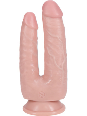 RealRock: Double Trouble Realistic Dildo, light