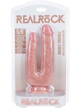 RealRock: Double Trouble Realistic Dildo, light