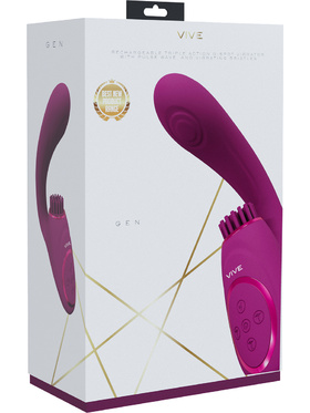 VIVE: Gen, Triple Motor G-Spot Vibrator with Pulse Wave