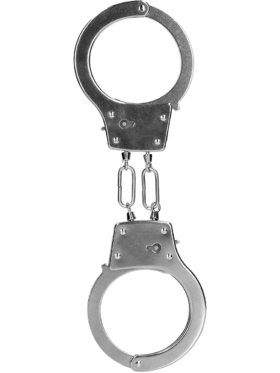 Ouch!: Metal Hand Cuffs, silver