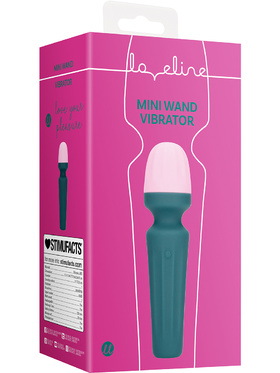 Loveline: Mini Wand Vibrator, green/pink