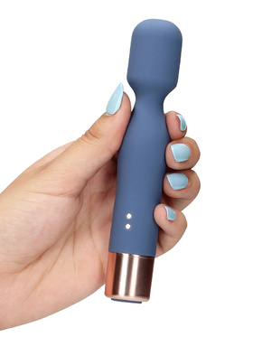 Loveline: Mini Wand Vibrator, blue