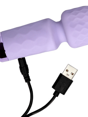 Loveline: Mini Wand Vibrator, purple