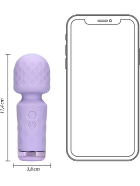 Loveline: Mini Wand Vibrator, purple