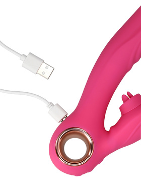 Loveline: Tongue Flickering and Heating Rabbit Vibrator