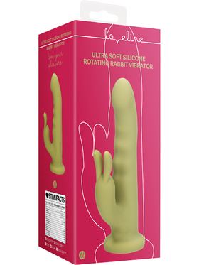 Loveline: Ultra Soft Silicone Rotating Rabbit Vibrator