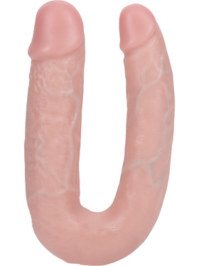 RealRock: U Shape Realistic Double Dildo, light