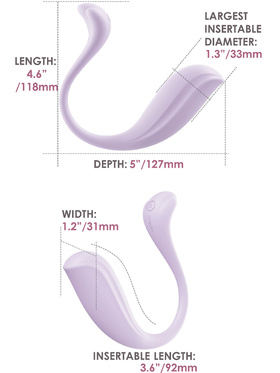 Svakom Connexion: Phoenix Neo 2, Interactive Vibrator, purple