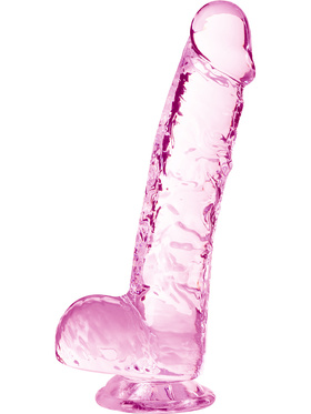 Naturally Yours: Crystalline Dildo, 15 cm, pink