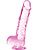 Naturally Yours: Crystalline Dildo, 15 cm, pink