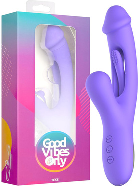 Good Vibes Only: Tess, Rabbit Vibrator with G-spot Stimulator