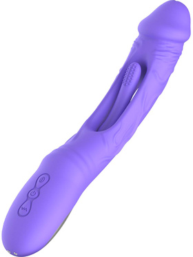 Good Vibes Only: Flax, Vibrating Dildo with G-spot Stimulator