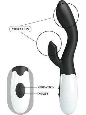 Pretty Love: Brighty, Rabbit Vibrator, black