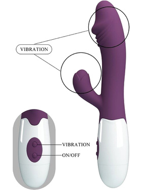 Pretty Love: Snappy, Rabbit Vibrator, purple