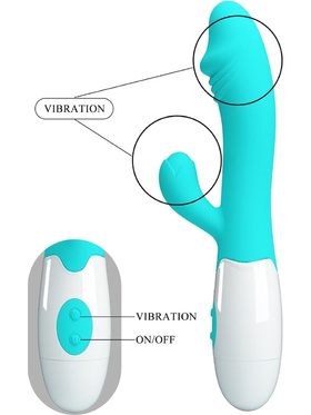 Pretty Love: Snappy, Rabbit Vibrator, turquoise