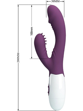 Pretty Love: Andre, Butterfly Kiss Rabbit Vibrator, purple