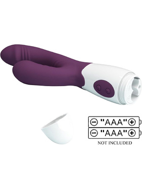 Pretty Love: Andre, Butterfly Kiss Rabbit Vibrator, purple