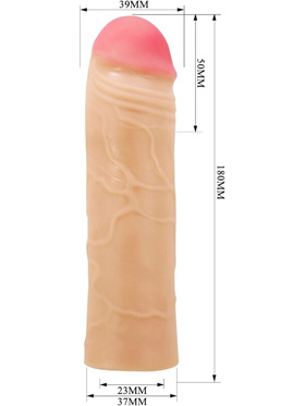 Pretty Love: Chane, Realistic Penis Extender + 5 cm