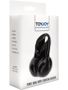 Toy Joy Manpower: Penis Ring with Scrotum Holder