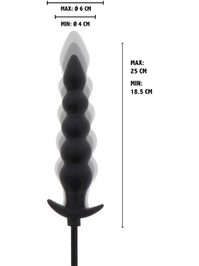 Hidden Desire: Extreme Inflatable Ribbed Plug, Advanced