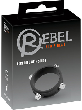 Rebel: Cock Ring with Studs