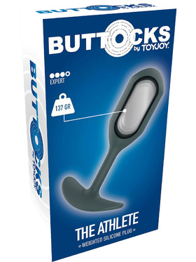 Toy Joy: Buttocks The Athlete, Weighted Silicone Plug, 137 g