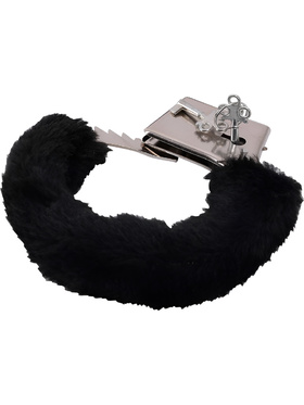 Toyz4Lovers: BestSeller Furry Handcuffs, black