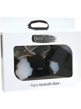 Toyz4Lovers: BestSeller Furry Handcuffs, black