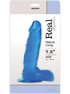 Toyz4Lovers: Real Rapture Earth Flavour Dildo, 21 cm, blue