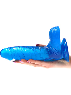 Toyz4Lovers: Real Rapture Earth Flavour Dildo, 21 cm, blue