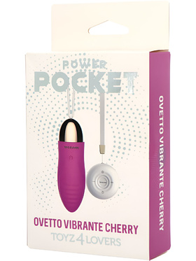 Toyz4Lovers: Power Pocket, Cherry Vibrating Egg with Remote