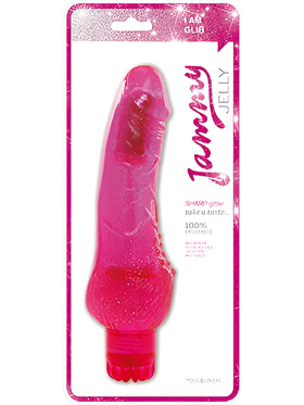 Toyz4Lovers: Jammy Jelly, Sharp Glitter Vibrator, pink