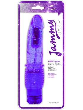 Toyz4Lovers: Jammy Jelly, Happy Glitter Vibrator, purple