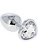 Toyz4Lovers: Heart Diamond Plug Small, transparent