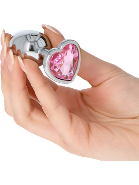 Toyz4Lovers: Heart Diamond Plug Small, pink