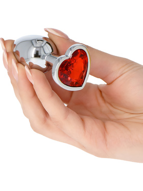 Toyz4Lovers: Heart Diamond Plug Small, red