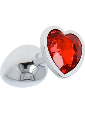 Toyz4Lovers: Heart Diamond Plug Small, red