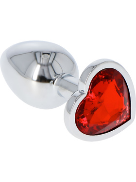 Toyz4Lovers: Heart Diamond Plug Small, red