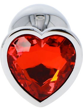 Toyz4Lovers: Heart Diamond Plug Small, red