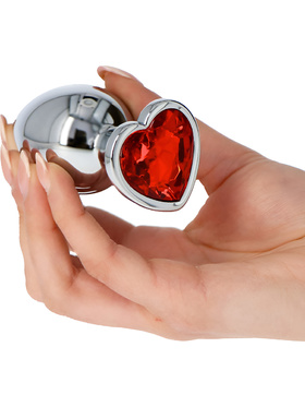 Toyz4Lovers: Heart Diamond Plug Large, red