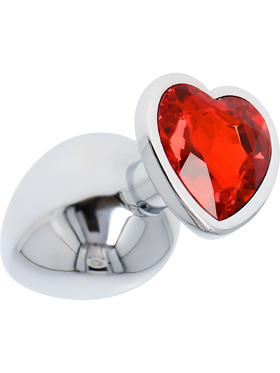 Toyz4Lovers: Heart Diamond Plug Large, red