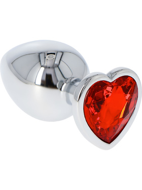 Toyz4Lovers: Heart Diamond Plug Large, red