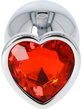 Toyz4Lovers: Heart Diamond Plug Large, red