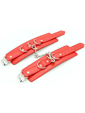 Toyz4Lovers: Fetish Art, Wrist/Ankle Cuffs Belt, red