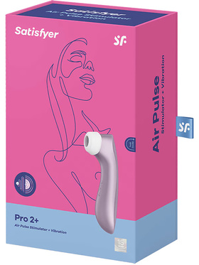 Satisfyer: Satisfyer Pro 2+, Air Pulse Stimulator + Vibration, purple