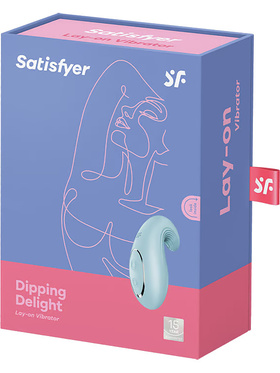 Satisfyer: Dipping Delight, Lay-on Vibrator, lightblue