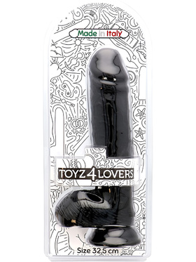 Toyz4Lovers: Made in Italy, Spartaco XXL Dildo, 32.5 cm, black